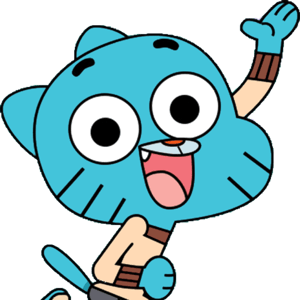 This is the Avatar Image for the Gumball Watterson v2 (RVC2) AI Voice and Text to Speech Generator